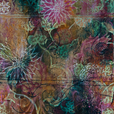 "When Grapes Turn to Wine, They're Wanting This" (detail) by Tamara English