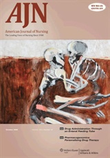 ajn cover October 2009 cover of The American Journal of Nursing