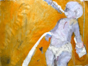 Voiceless mixed media on vellum by jparadisi