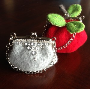 Little Gems & Apple Bite Felted Purses made by me