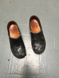 My Nursing-Converted-to-Painting Clogs