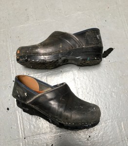 The Disintegrated Soles of My Nursing/Painting Clogs
