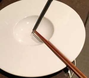 Sushi platter with chopsticks photo by Julianna Paradisi 2016